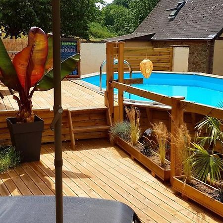 Le Vieux Moulin Gites - Detached Cottage With Garden Views And Pool Guegon ภายนอก รูปภาพ